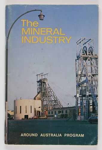 Photographic image of above ground mining structures.
