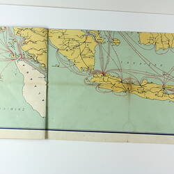 Map - KPM Shipping Line Routes, Dutch East Indies, 1939