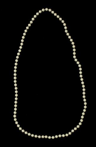 Necklace - Long Pearl Strand, Bernice Kopple, circa 1960s-1970s