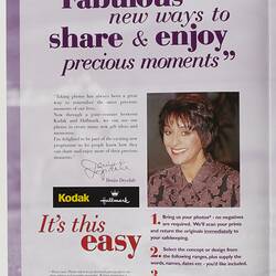 Catalogue - Kodak Australasia Pty Ltd, 'Turn Your Photos Into Memorable Gifts', 1995, Page 1