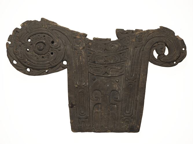 Lagim Canoe washboard. Trobriand Islands, Massim, Milne Bay Province