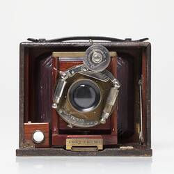 Camera - Rochester Optical Co, 'Pony Premo', Folding View Camera, Rochester, U.S.A., circa 1890