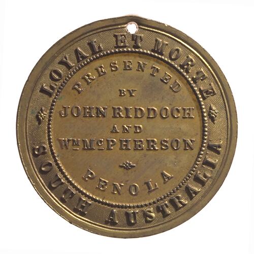 Medal - Jubilee of Queen Victoria, South Australia, Australia, 1887