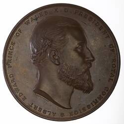 Medal - Australian International Exhibition Commissioners, New South Wales, Australia, 1879-1881