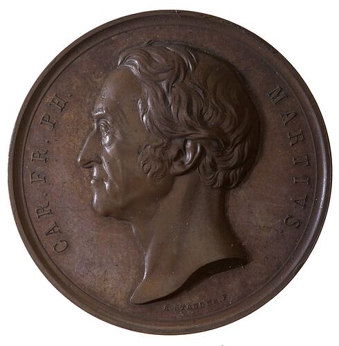 Medal - Karl Friedrich Philipp von Martius, 1864 AD