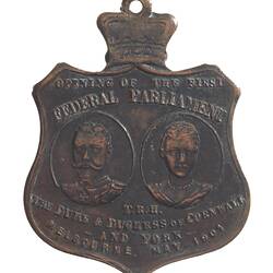 Medal - First Parliament, 1901 AD