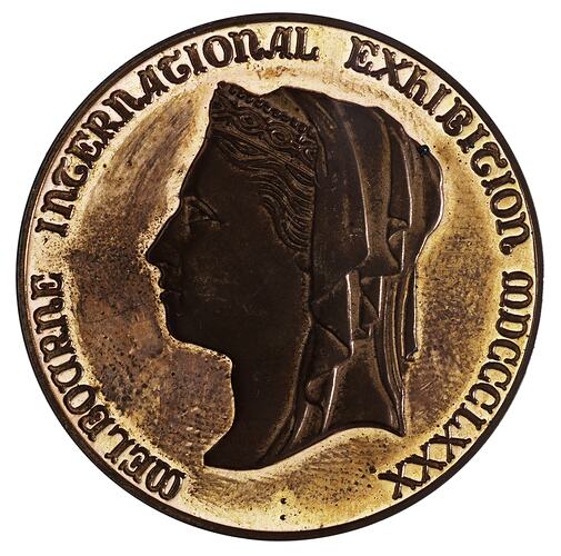 Medal - Melbourne International Exhibition Centenary, 1980 AD