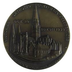 Medal - Victorian Catholic Centenary Celebrations, 1939 AD