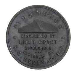 Medal - Mt Gambier Old Residents, 1919