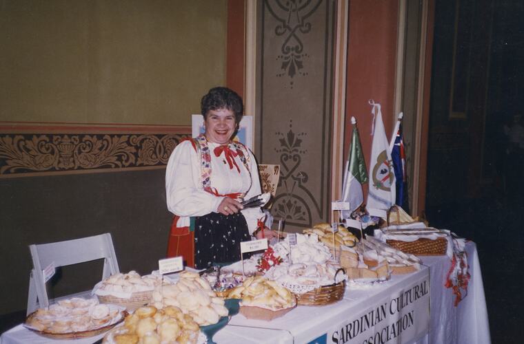 Iole Crovetti Marino In Sardinian Regional Dress, Italian Republic Day, Carlton, Jun 1996::