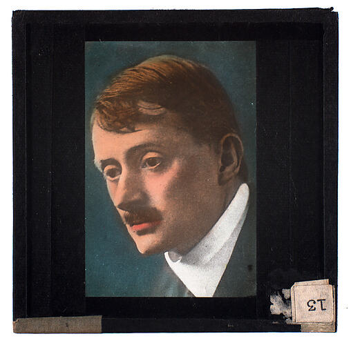 Lantern Slide - Universal Opportunity League, Male Portrait