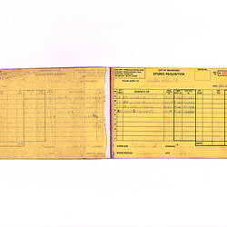 Book - Stores Requisition, City of Melbourne, Newmarket Saleyards, 1980