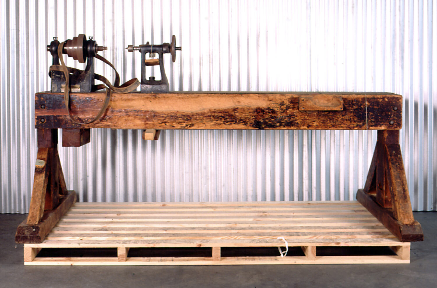 Lathe Adolph Bruhn & Son, Woodturning, South Melbourne, Victoria, circa 1930s1970s