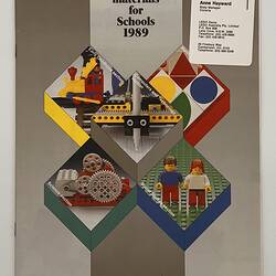 Catalogue - Educational Materials for Schools, LEGO TC Logo, 1989