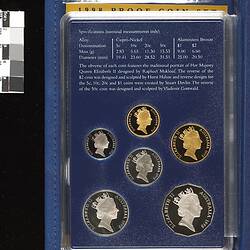 Proof Coin Set - Bass Strait Discovery Bicentenary, Australia, 1998