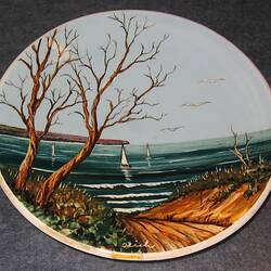 Plate - Guy Boyd Studio, 'Seascape', circa 1957