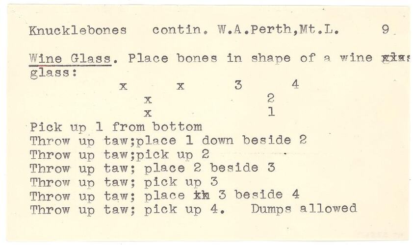 White rectangular sheet with black typewritten text.