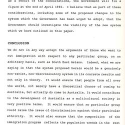 Typed page of writing.