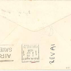 Envelope - Telegram, to Robert Salter, 2nd Sep 1938