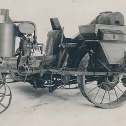 Photograph - H.V. McKay, Sunshine Engine-Functioned Rice Header with Sunshine Type AC Engine, circa 1927