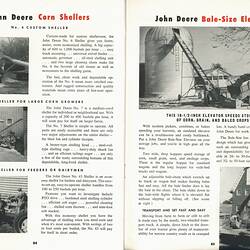 Catalog of John Deere farming equipment