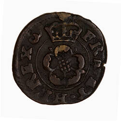 Token - Royal Farthing, Charles I, Great Britain, 1636-1644