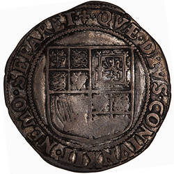 Coin - Shilling, James I, England, Great Britain, 1604-1605 (Reverse)