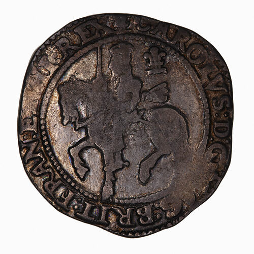 Coin - Halfcrown, Charles I, Great Britain, 1642 (Obverse)