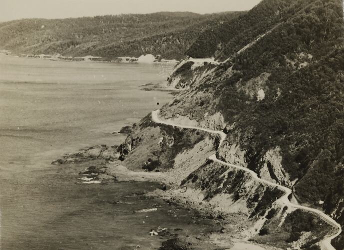 Photograph - Coastal Landscape, Great Ocean Road, Lorne District, Victoria, 1930s