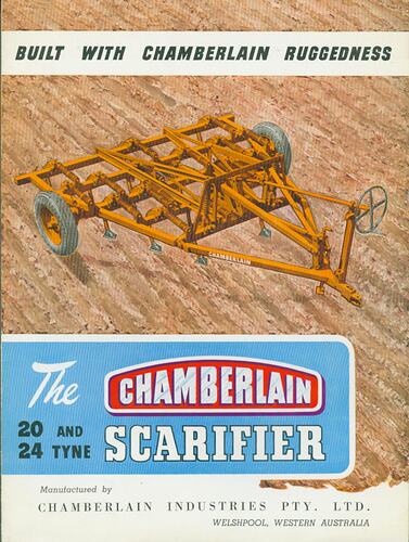 Descriptive Leaflet - Chamberlain 20 & 24 Tyne Scarifier, circa 1960