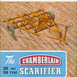Descriptive Leaflet - Chamberlain Industries, 20 & 24 Tyne Scarifier, Welshpool, Western Australia, circa 1960