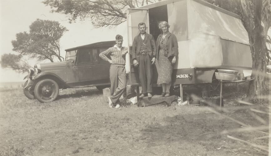 Rolfe Family Camping Holiday, St Leonards, Victoria, Christmas 1937