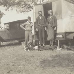 Digital Photograph - Rolfe Family Camping Holiday, St Leonards, Victoria, Dec 1937