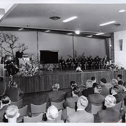 Photograph - Kodak Australasia Pty Ltd, Prime Minister Robert Menzies at the Official Opening of Kodak Factory in Coburg, 1961