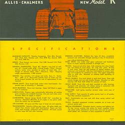 Allis-Chalmers Model K Crawler Tractor