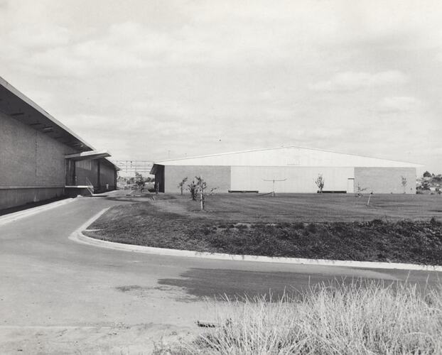 Photograph - Kodak Australasia Pty Ltd, Rear of Sheet Film & X-Ray Building, Kodak Factory, Coburg, c1959