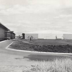 Photograph - Kodak Australasia Pty Ltd, Rear of Sheet Film & X-Ray Building, Kodak Factory, Coburg, c1959