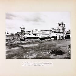 Photograph - Further Demolition of Northern Section of Eastern Annexe, Exhibition Building, Melbourne, 1971