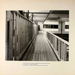 Photograph - Decking of Aerial Link to Convention Centre, Exhibition Building, Melbourne, 1977