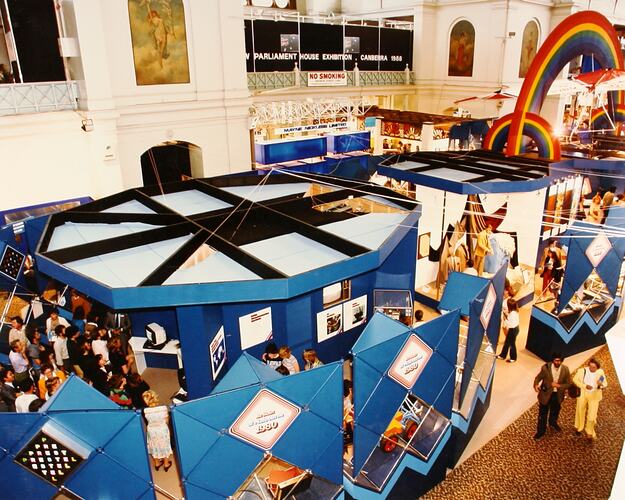 Photograph - United Kingdom Exhibit, The Melbourne International Centenary Exhibition, Royal Exhibition Buildings, 1980