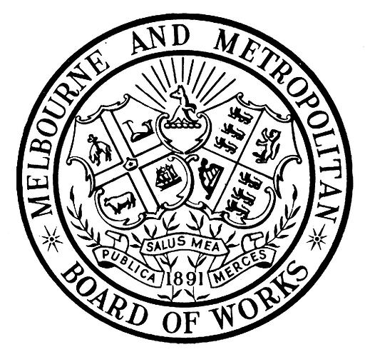 Melbourne & Metropolitan Board of Works' Seal