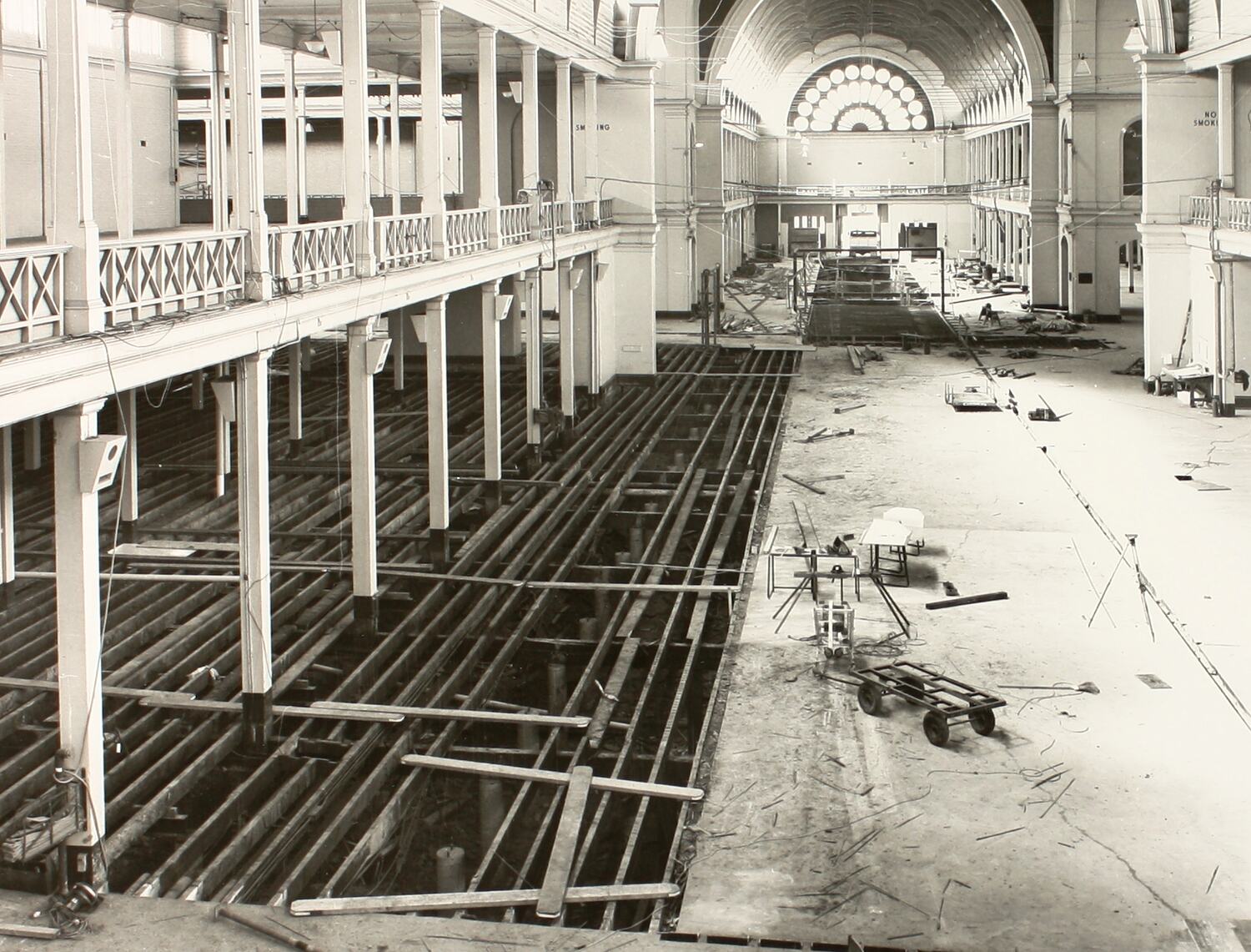 Photograph - Programme '84, Timber Floor Replacement in the Great Hall ...