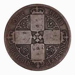 Coin - Florin, Queen Victoria, Great Britain, 1879 (Reverse)