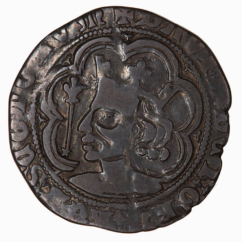 Coin - Groat, David II, Scotland, 1357-1367 (Obverse)