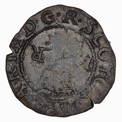 Coin - Bawbee, Mary, Scotland, 1542-1558 (Obverse)