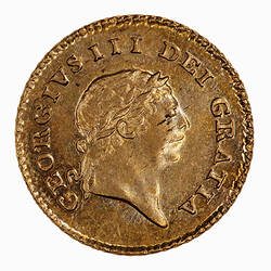 Coin - Third-Guinea, George III, Great Britain, 1810 (Obverse)