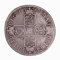 Coin - Halfcrown, Queen Anne, Great Britain, 1708 (Reverse)