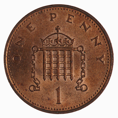 Coin - 1 Penny, Elizabeth II, Great Britain, 1984 (Reverse)