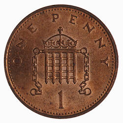 Coin - 1 Penny, Elizabeth II, Great Britain, 1984 (Reverse)