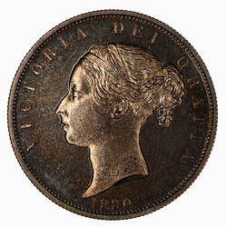 Proof Coin - Halfcrown, Queen Victoria, Great Britain, 1880 (Obverse)